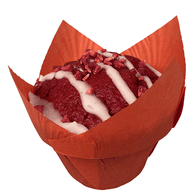 Red velvet Muffin mit Füllung  