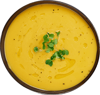 Sweet potato soup (vegetarian)
