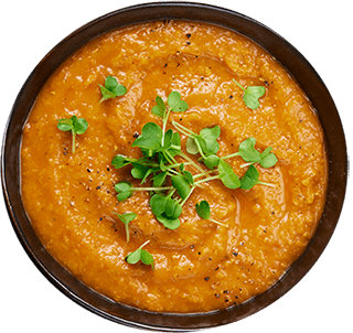 Rote Curry- Linsensuppe (vegan)